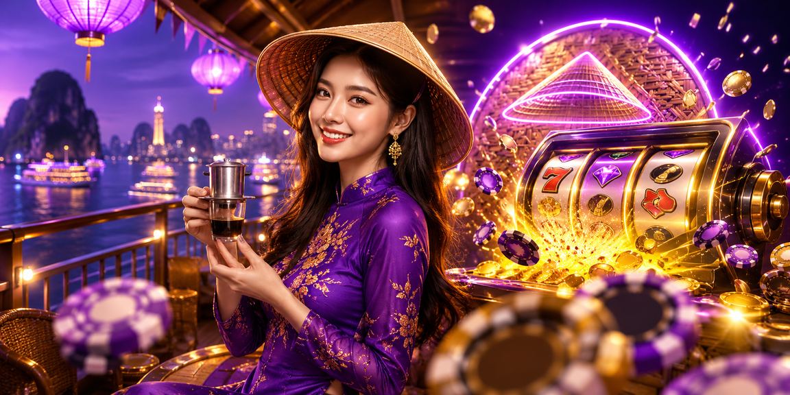 Giao diện slot game và tỷ lệ cược trên k200 – phong cảnh Hạ Long Bay