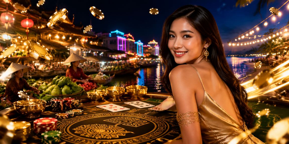 Người dùng miền Tây tham gia Baccarat trực tuyến trên k200 với không khí neon sôi động